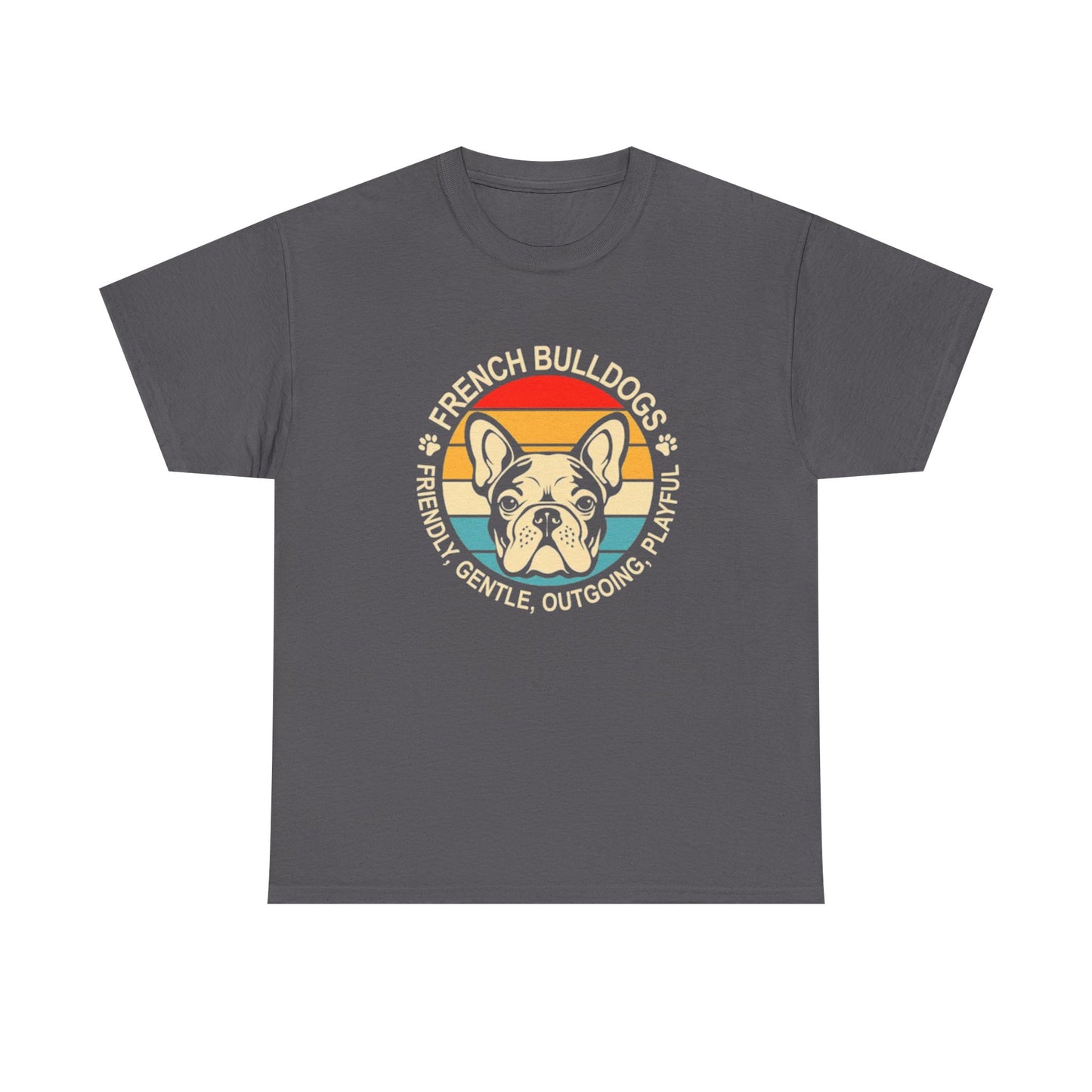 Playful French Bulldog Unisex Tee