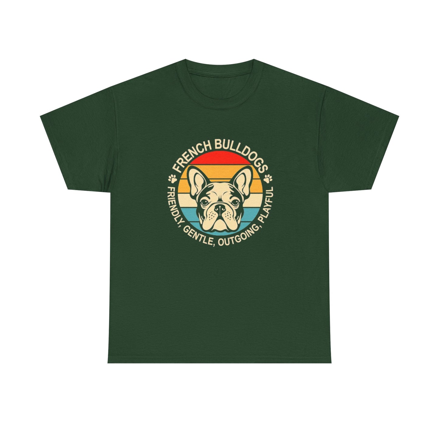 Playful French Bulldog Unisex Tee