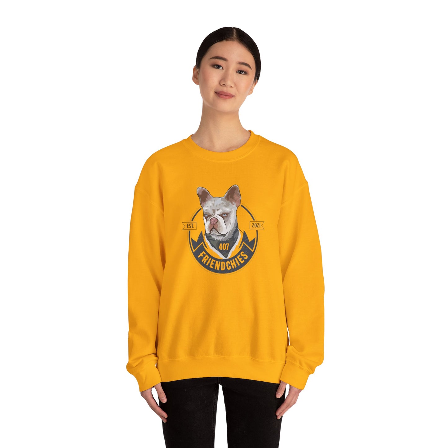 French Bulldog Friendchies Unisex Sweatshirt