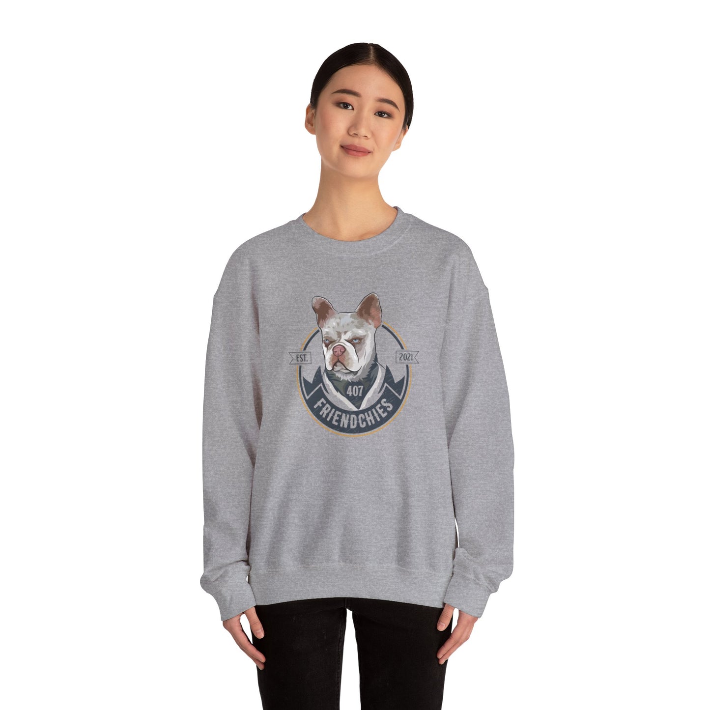 French Bulldog Friendchies Unisex Sweatshirt