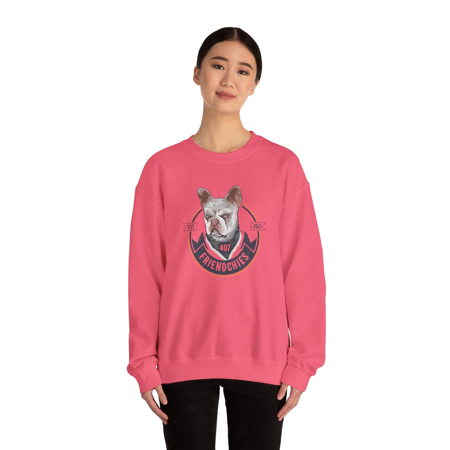 French Bulldog Friendchies Unisex Sweatshirt