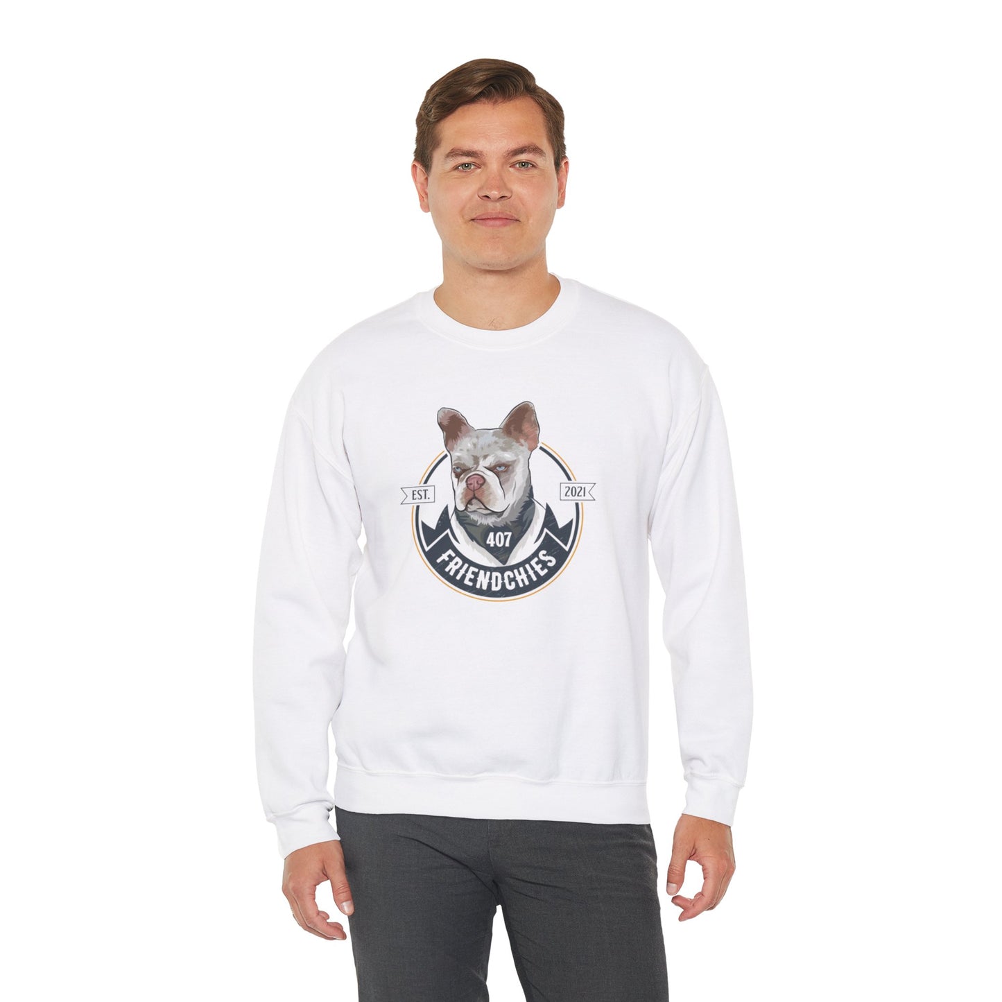 French Bulldog Friendchies Unisex Sweatshirt