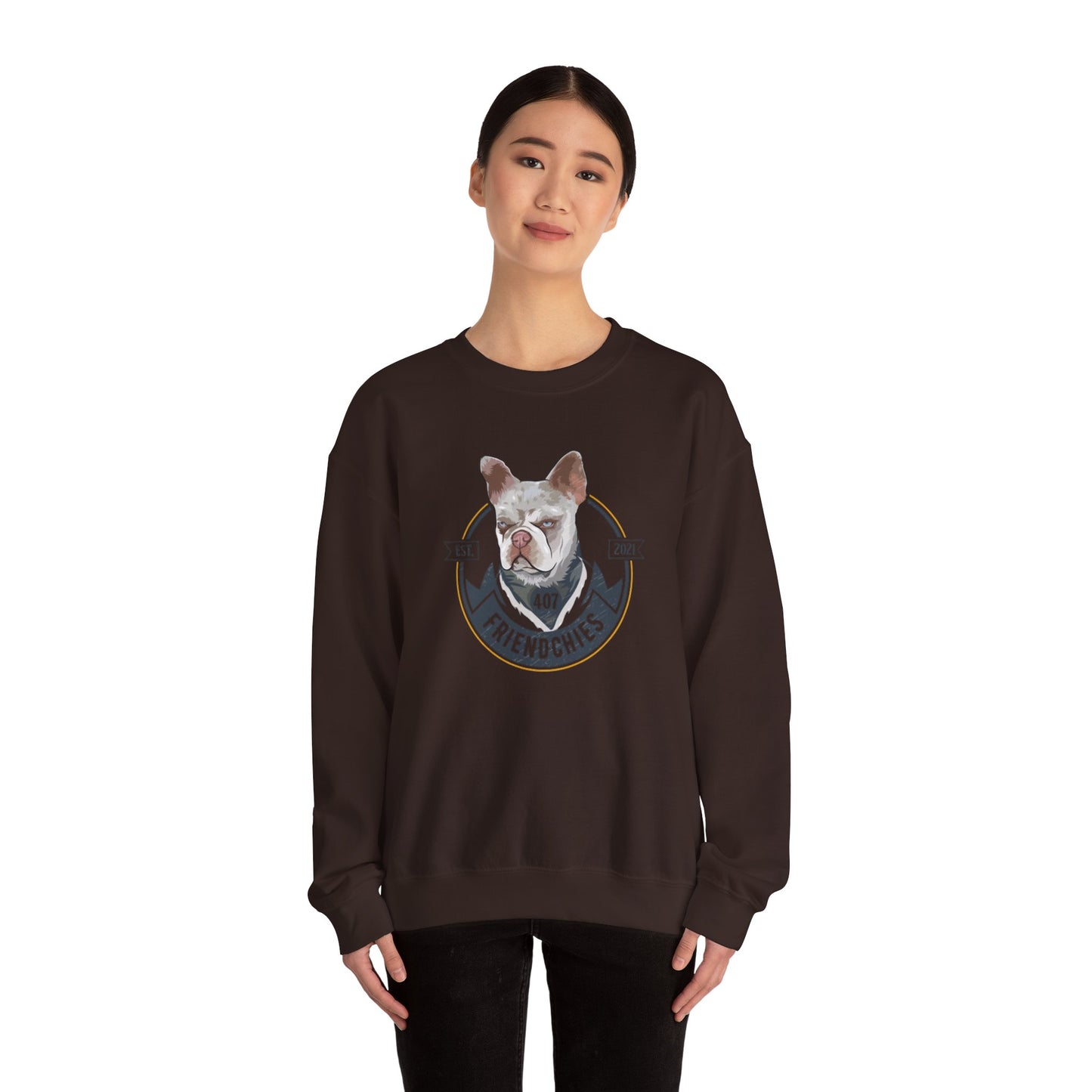 French Bulldog Friendchies Unisex Sweatshirt