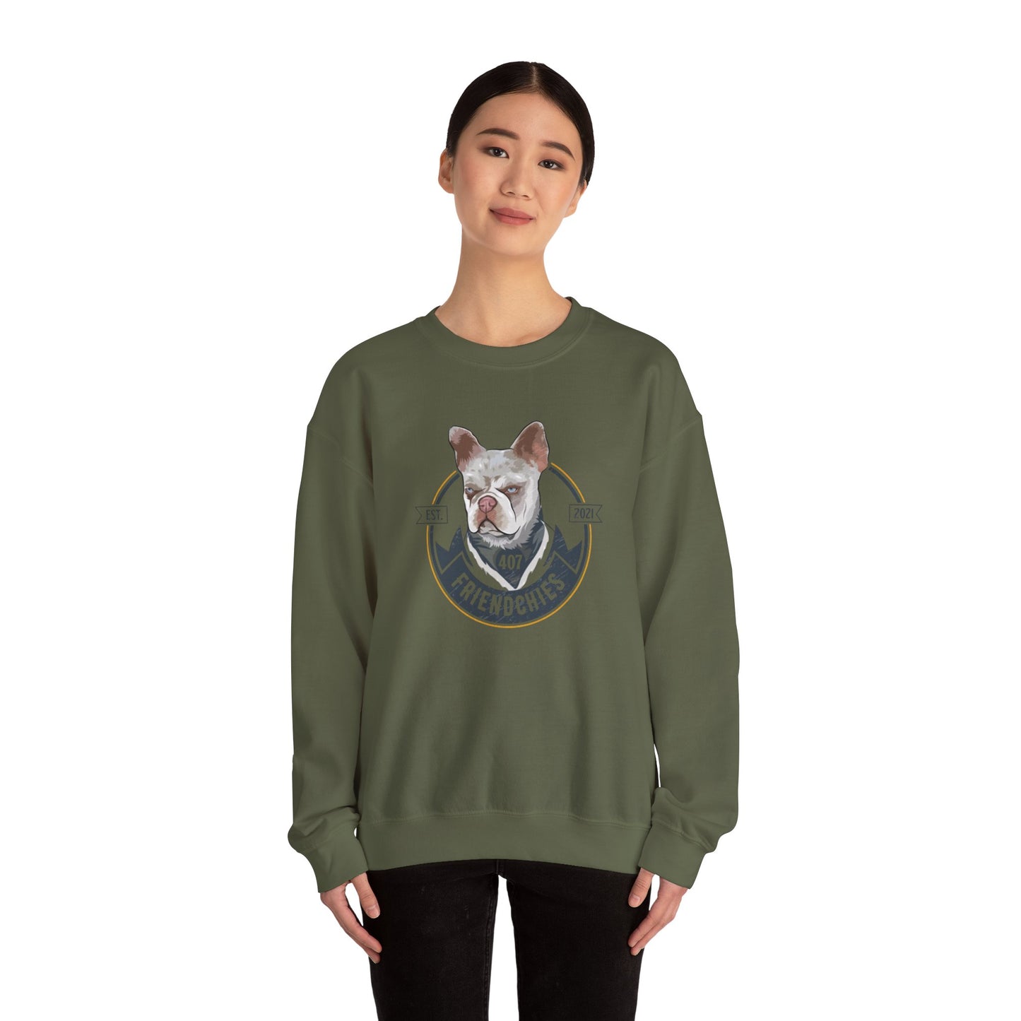 French Bulldog Friendchies Unisex Sweatshirt