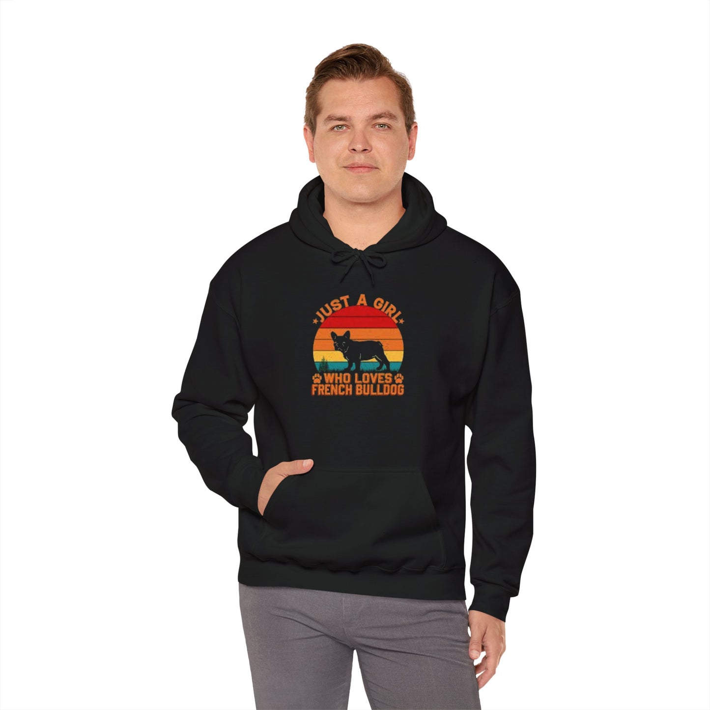 Just a Girl Who Loves French Bulldogs Unisex Hoodie