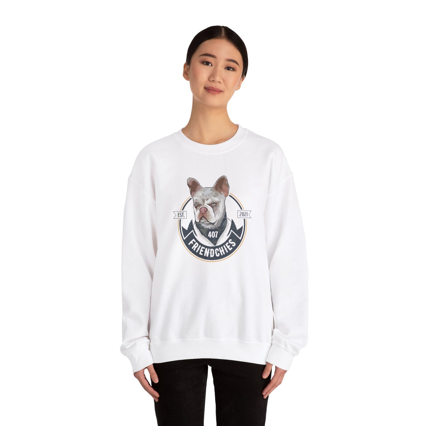 French Bulldog Friendchies Unisex Sweatshirt