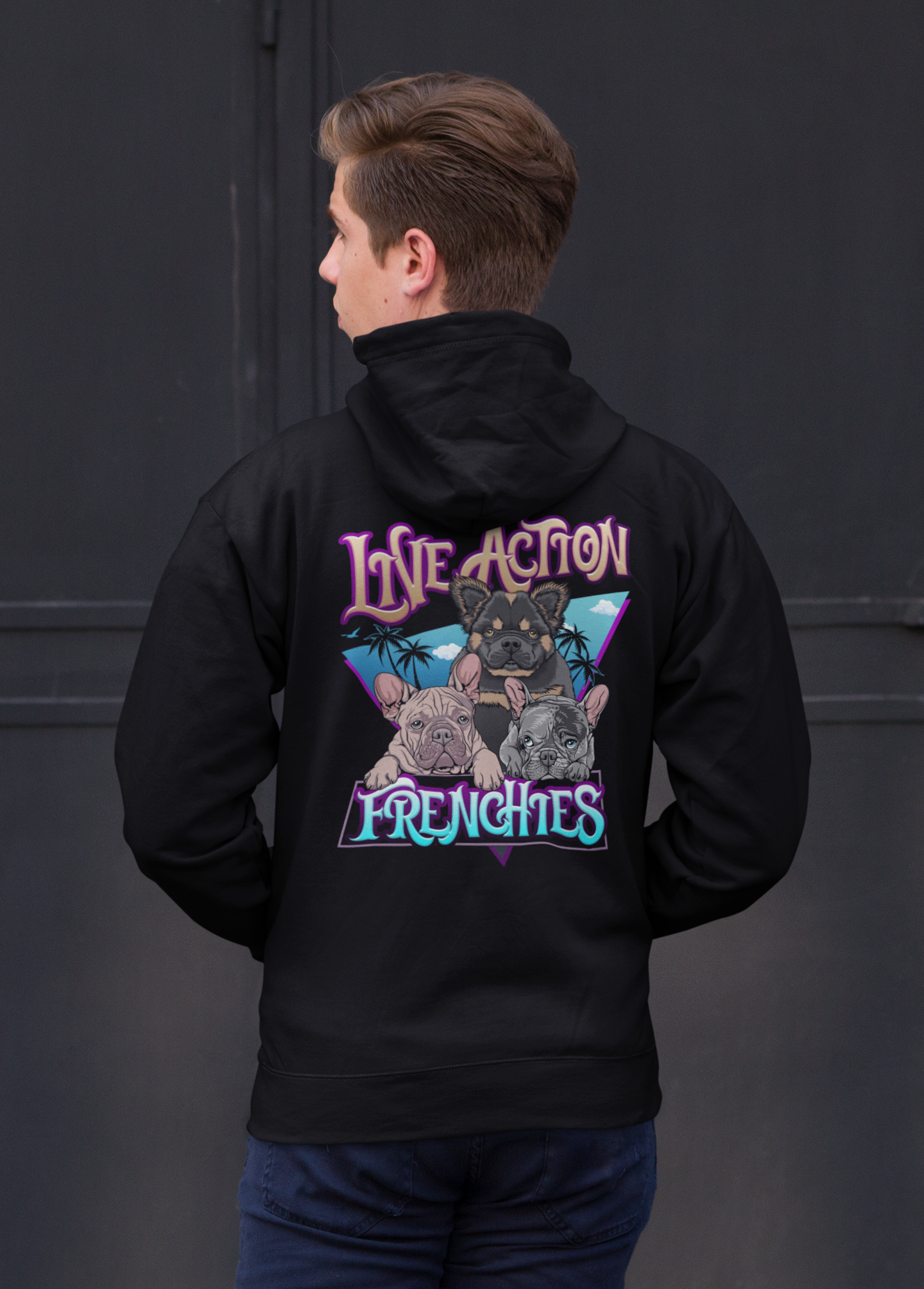 Life Action Frenchies Unisex Hoodie