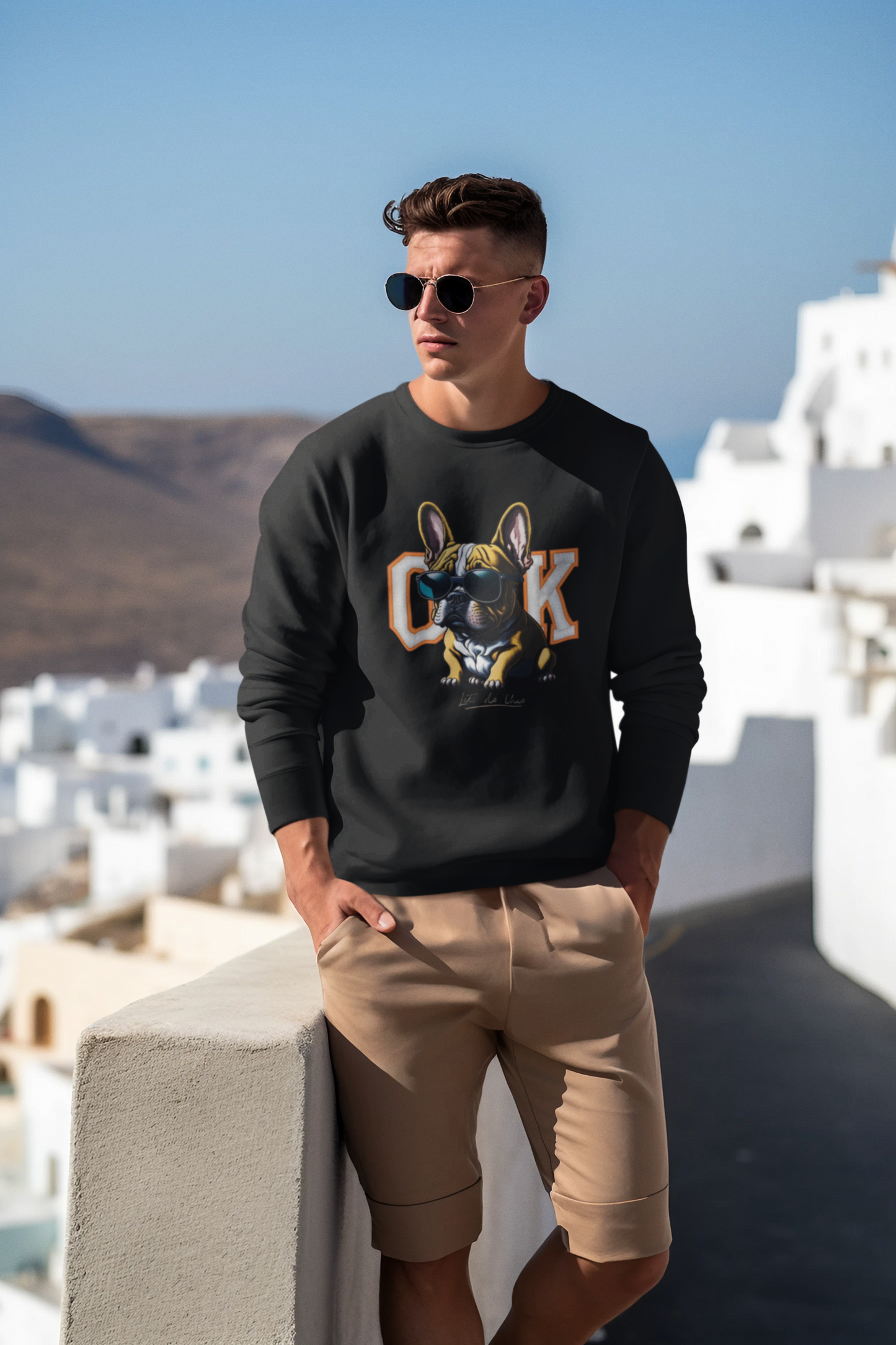 Cool French Bulldog Unisex Sweatshirt